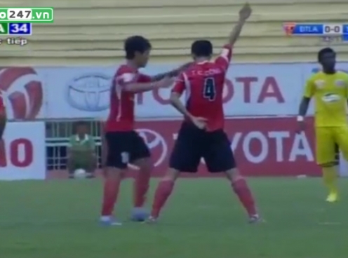 Video bàn thắng: Đồng Tâm Long An 2-1 FLC Thanh Hóa (Vòng 17 V-League 2015)